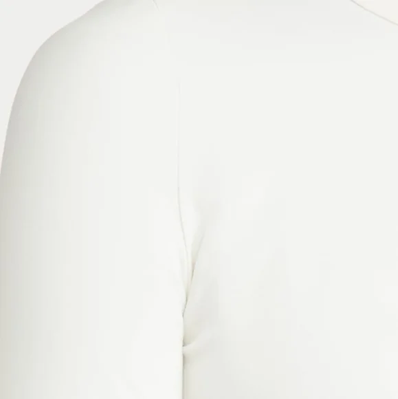 WeWoreWhat We Wore What Knit Cropped Cardigan Off White Viscose Button Down Top - Picture 8 of 12